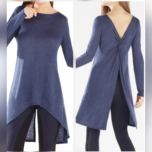BCBG MaxAzria | Kendi Twist Back High-Low tunic Size Small - Picture 1 of 10